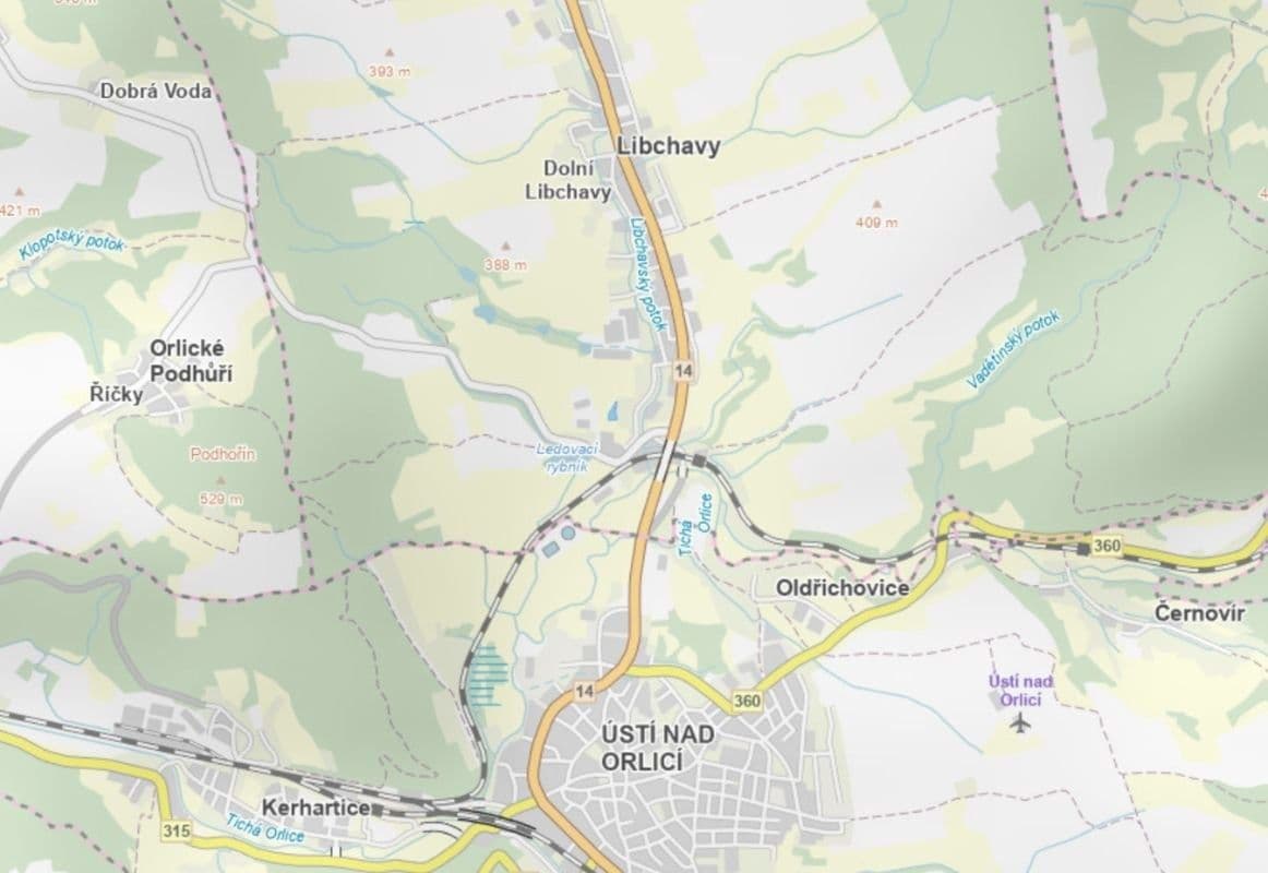 Prodej pozemku 2.712 m², Libchavy, Pardubický kraj Prodej pozemku 2.712 m², Libchavy, Pardubický kraj