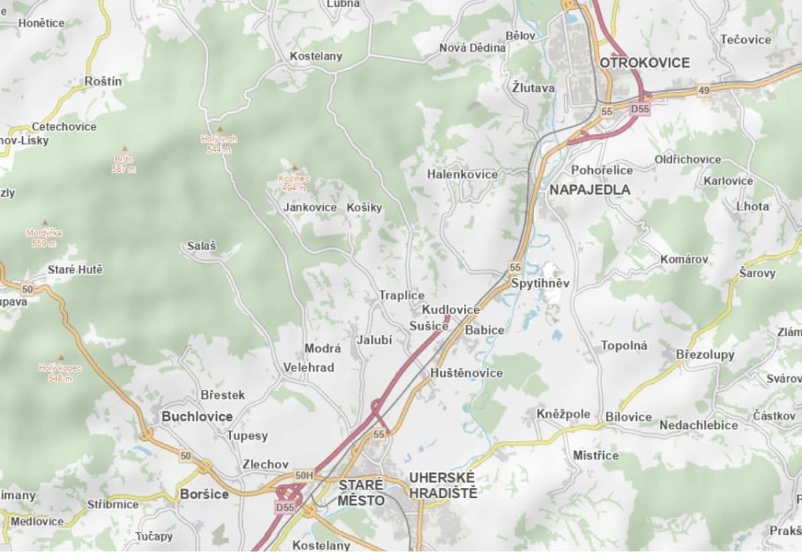 Prodej pozemku 2.489 m², Košíky, Zlínský kraj Prodej pozemku 2.489 m², Košíky, Zlínský kraj