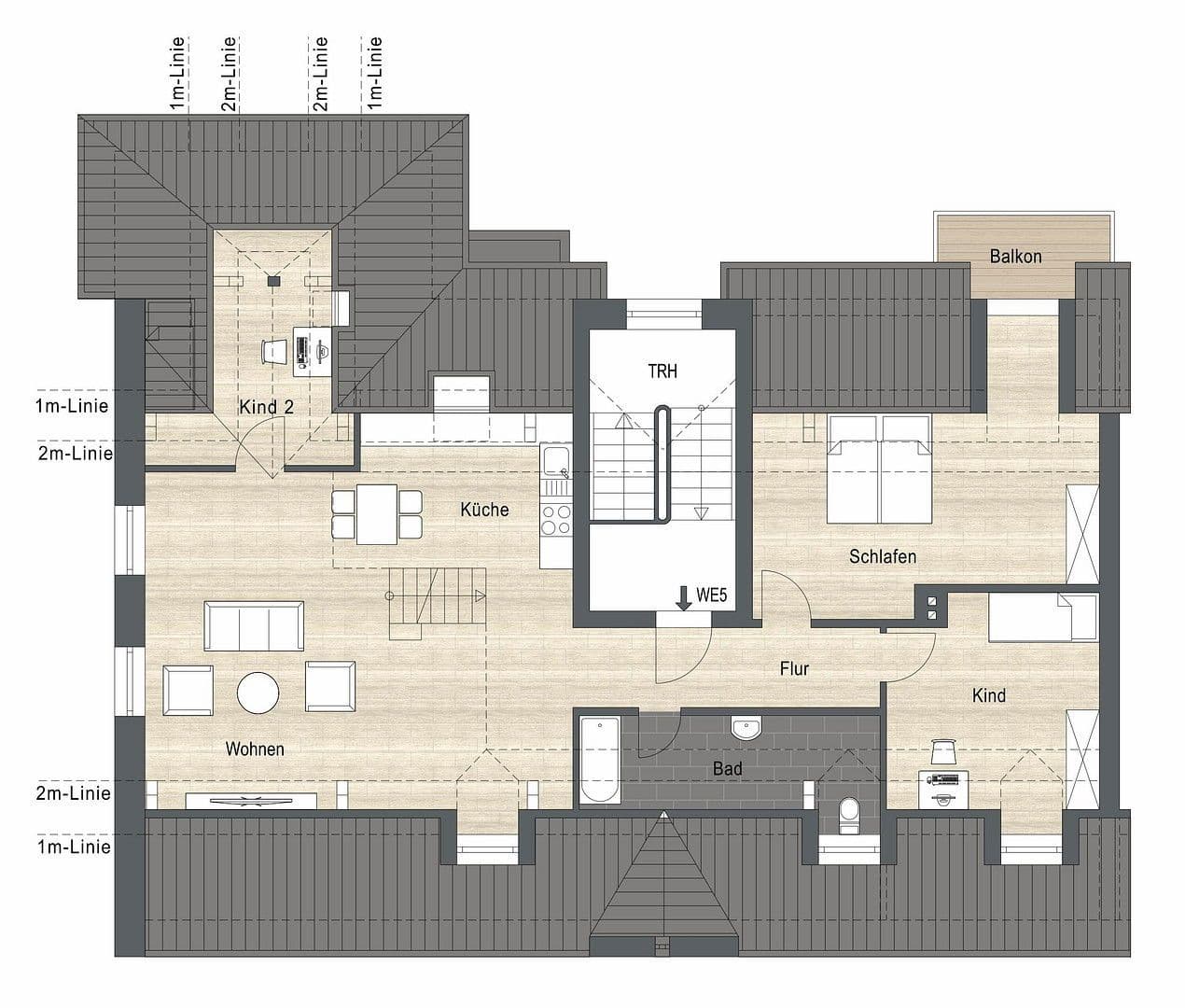Prodej bytu 3+kk 120 m², Salinenstraße 21, Traunstein, Bavorsko Prodej bytu 3+kk 120 m², Salinenstraße 21, Traunstein, Bavorsko