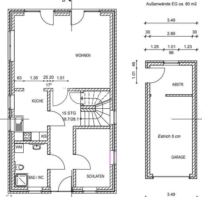 Prodej domu 125 m², pozemek 530 m², Gartenweg 23A, Bramsche, Dolní Sasko Prodej domu 125 m², pozemek 530 m², Gartenweg 23A, Bramsche, Dolní Sasko