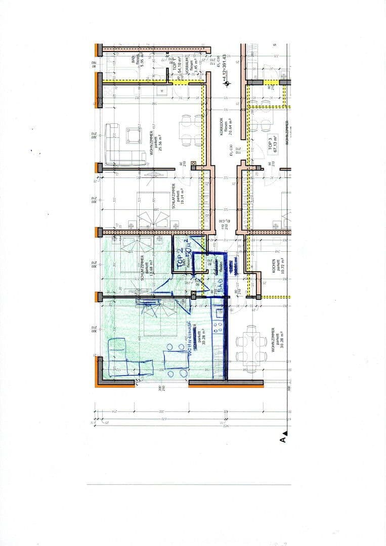 Pronájem bytu 2+1 56 m², Forchtenau 380 Top 3, Aurolzmünster, Horní Rakousko Pronájem bytu 2+1 56 m², Forchtenau 380 Top 3, Aurolzmünster, Horní Rakousko