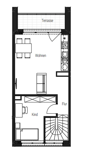 Pronájem bytu 3+1 69 m², Steinbühler Straße 4-6, Nürnberg, Bavorsko Pronájem bytu 3+1 69 m², Steinbühler Straße 4-6, Nürnberg, Bavorsko