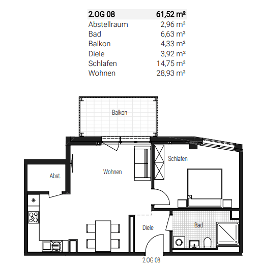 Pronájem bytu 2+1 62 m², Steinbühler Straße 4-6, Nürnberg, Bavorsko Pronájem bytu 2+1 62 m², Steinbühler Straße 4-6, Nürnberg, Bavorsko