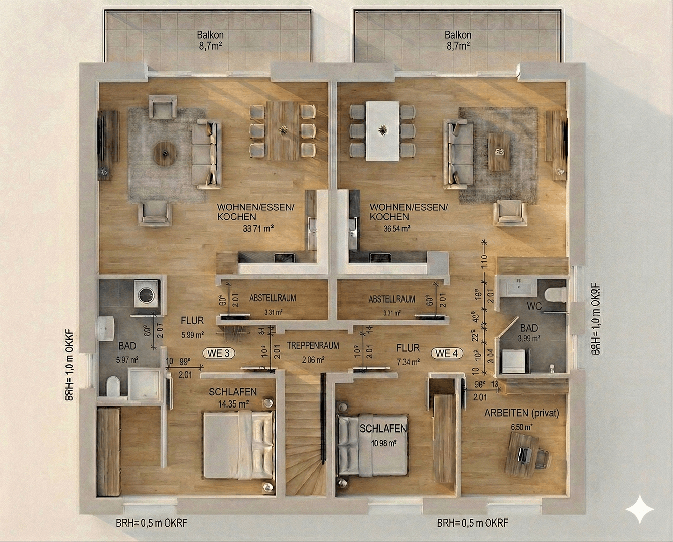 Pronájem bytu 2+1 68 m², Meisenweg 1, Tostedt, Dolní Sasko Pronájem bytu 2+1 68 m², Meisenweg 1, Tostedt, Dolní Sasko