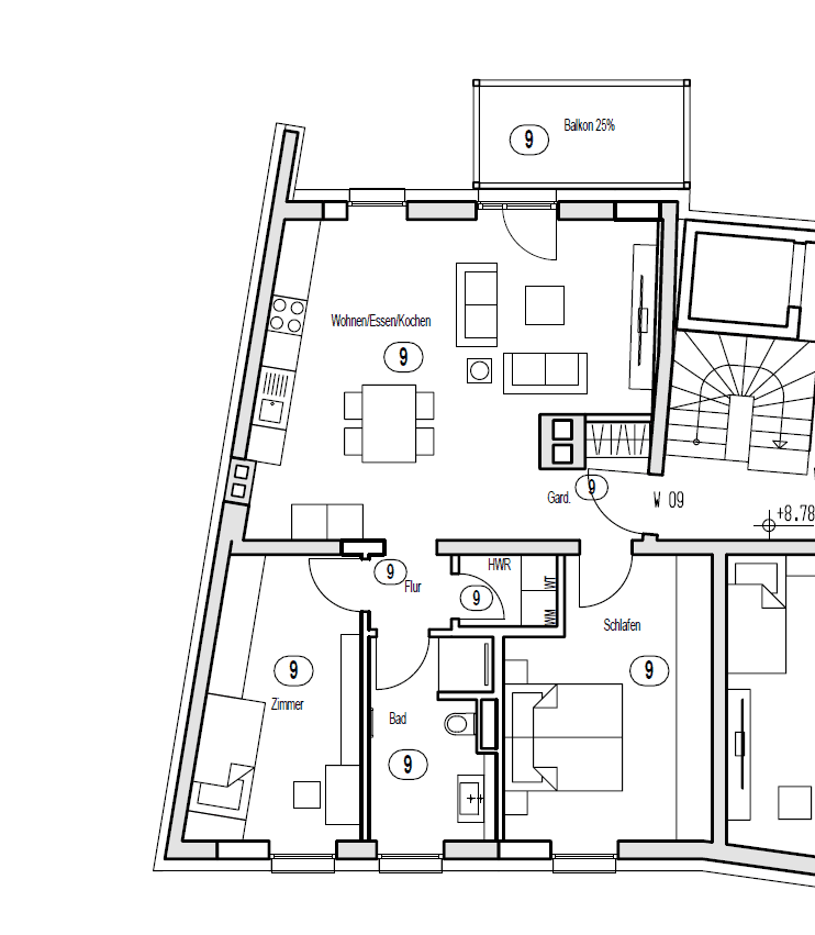 Prodej bytu 3+1 77 m², Stadelmannstraße 31, Aschaffenburg, Bavorsko Prodej bytu 3+1 77 m², Stadelmannstraße 31, Aschaffenburg, Bavorsko