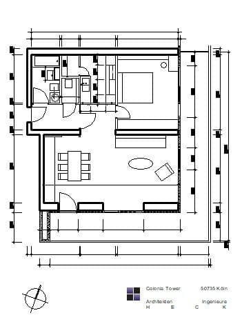 Pronájem bytu 2+kk 86 m², Köln, Severní Porýní-Vestfálsko Pronájem bytu 2+kk 86 m², Köln, Severní Porýní-Vestfálsko