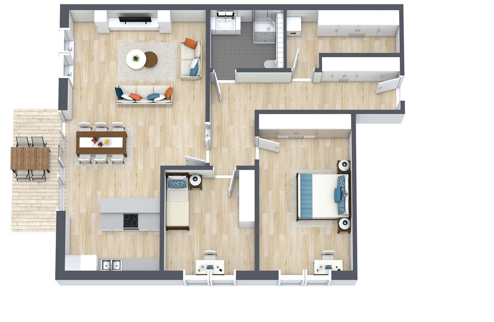 Pronájem bytu 3+1 112 m², Paracelsusstraße 1B, Gummersbach, Severní Porýní-Vestfálsko Pronájem bytu 3+1 112 m², Paracelsusstraße 1B, Gummersbach, Severní Porýní-Vestfálsko