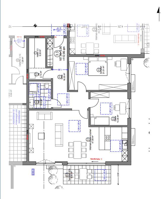 Pronájem bytu 3+1 112 m², Paracelsusstraße 1B, Gummersbach, Severní Porýní-Vestfálsko Pronájem bytu 3+1 112 m², Paracelsusstraße 1B, Gummersbach, Severní Porýní-Vestfálsko