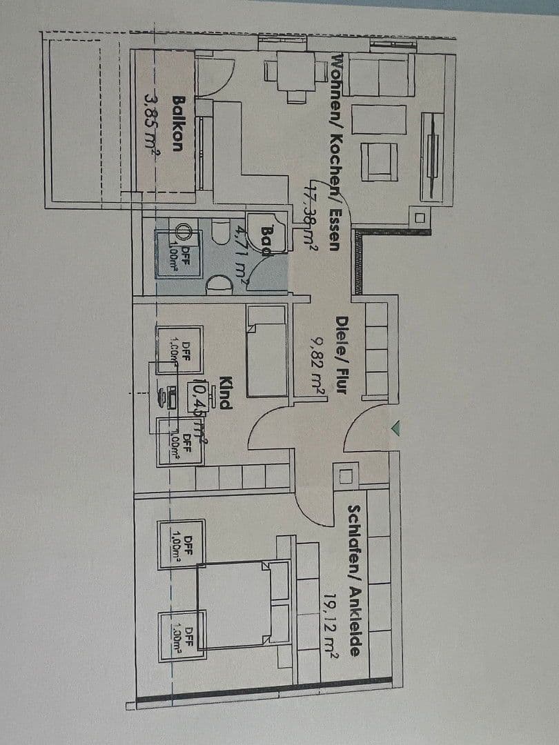 Pronájem bytu 3+kk 64 m², Bahnhofstr. 27, Thannhausen, Bavorsko Pronájem bytu 3+kk 64 m², Bahnhofstr. 27, Thannhausen, Bavorsko