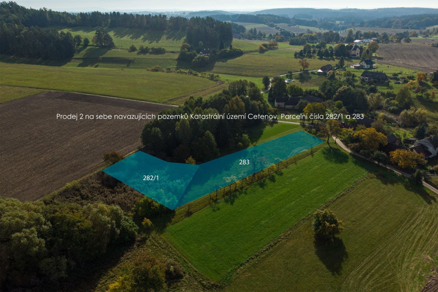 Prodej pozemku 3.176 m², Cetenov, Liberecký kraj Prodej pozemku 3.176 m², Cetenov, Liberecký kraj