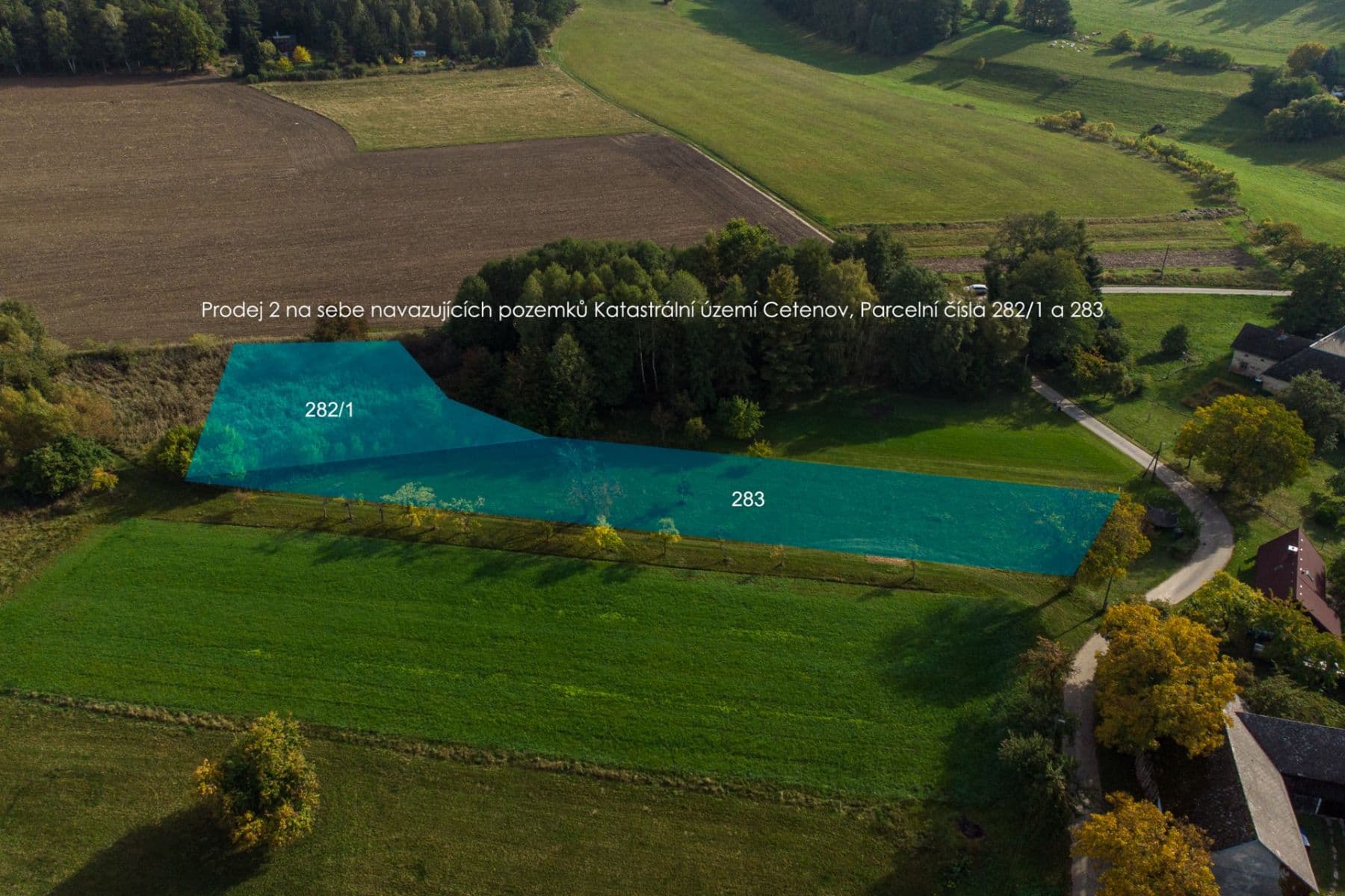 Prodej pozemku 3.176 m², Cetenov, Liberecký kraj Prodej pozemku 3.176 m², Cetenov, Liberecký kraj