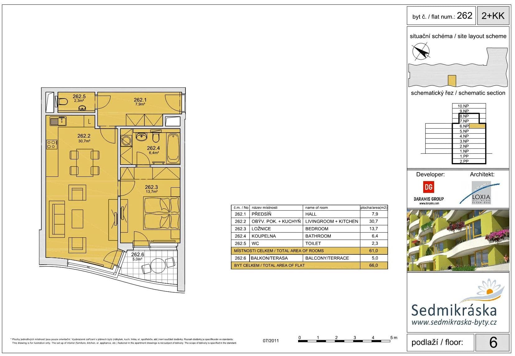 Pronájem bytu 2+kk 65 m², Kurta Konráda, Praha, Praha Pronájem bytu 2+kk 65 m², Kurta Konráda, Praha, Praha