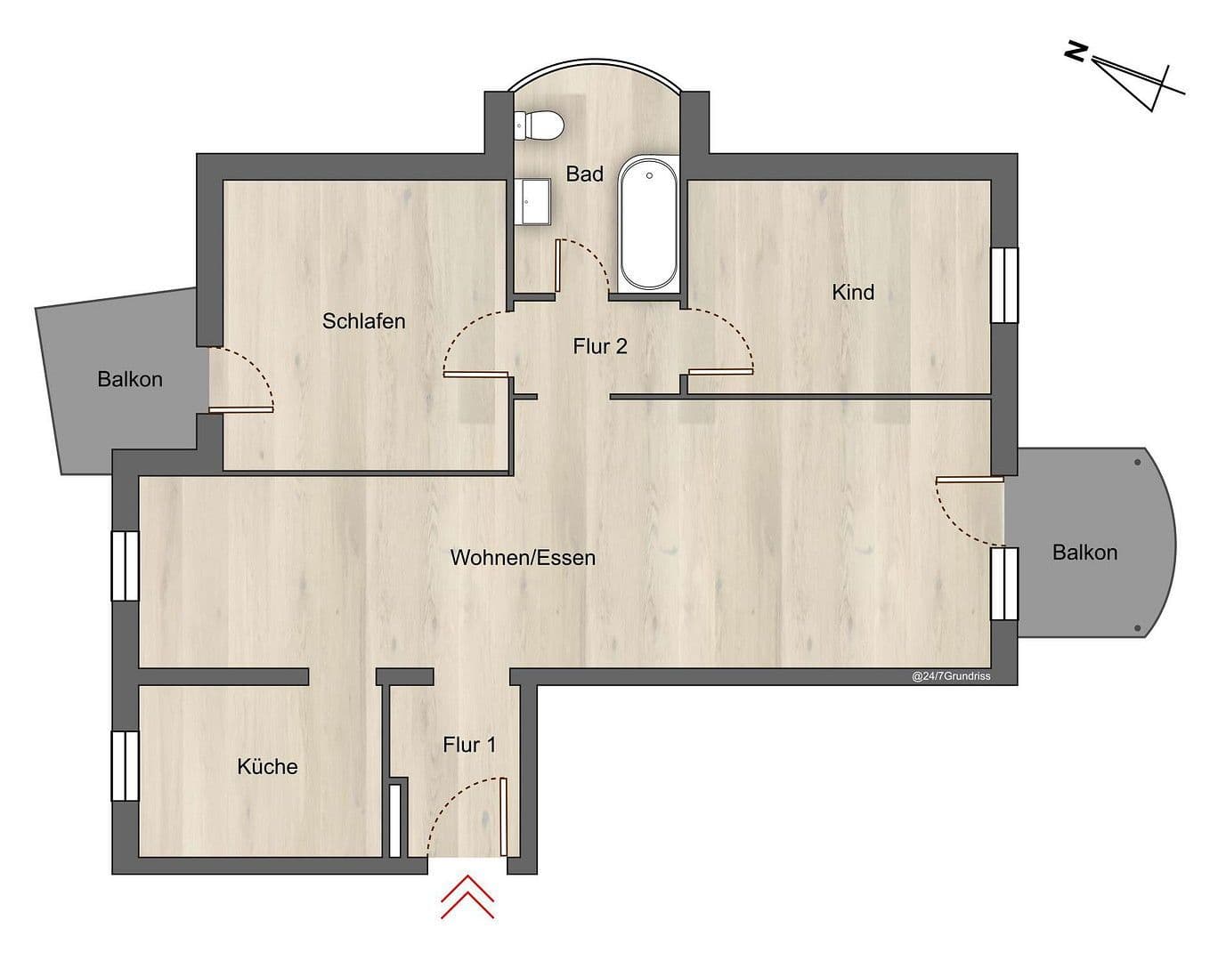 Prodej bytu 3+kk 81 m², Kümmersbruck, Bavorsko Prodej bytu 3+kk 81 m², Kümmersbruck, Bavorsko