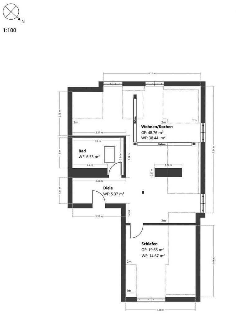 Prodej bytu 2+1 65 m², München, Bavorsko Prodej bytu 2+1 65 m², München, Bavorsko