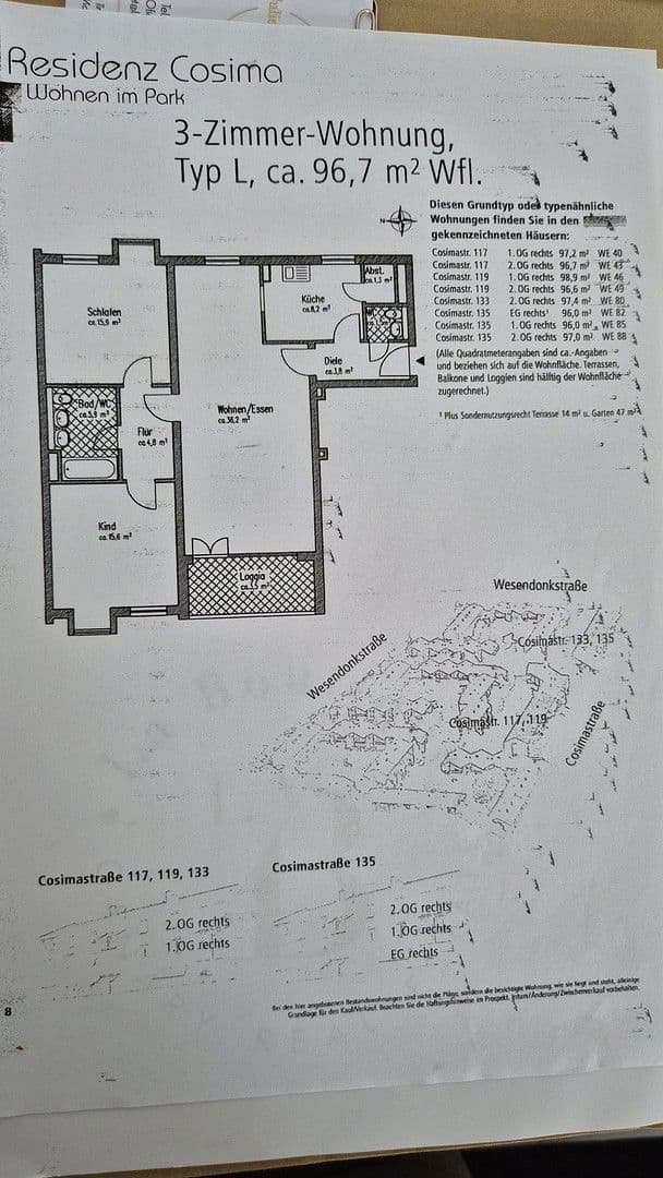 Prodej bytu 3+kk 97 m², Cosimastr. 119., München, Bavorsko Prodej bytu 3+kk 97 m², Cosimastr. 119., München, Bavorsko