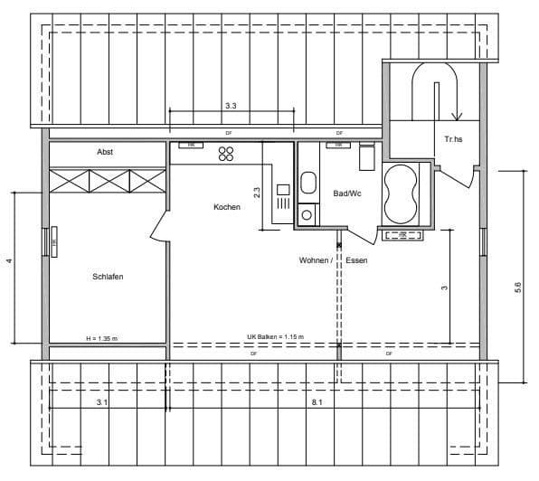 Pronájem bytu 2+1 50 m², Kapfenhardterstr. 19, Engelsbrand, Bádensko-Württembersko Pronájem bytu 2+1 50 m², Kapfenhardterstr. 19, Engelsbrand, Bádensko-Württembersko