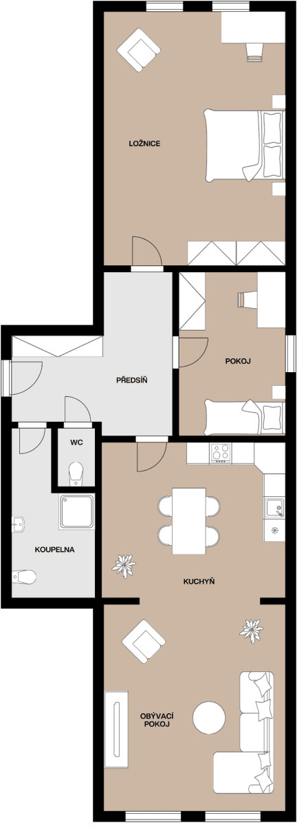 Prodej bytu 3+kk 110 m², Palackého náměstí, Vlašim, Středočeský kraj Prodej bytu 3+kk 110 m², Palackého náměstí, Vlašim, Středočeský kraj