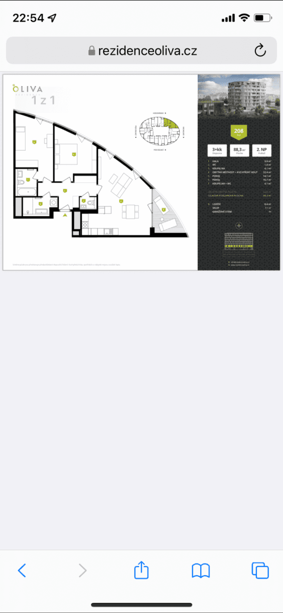 Prodej bytu 3+kk 88 m², Hodonínská, Praha, Praha Prodej bytu 3+kk 88 m², Hodonínská, Praha, Praha