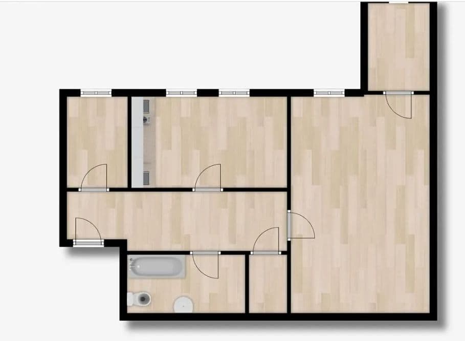 Pronájem bytu 1+1 56 m², Tovární, Plzeň, Plzeňský kraj Pronájem bytu 1+1 56 m², Tovární, Plzeň, Plzeňský kraj