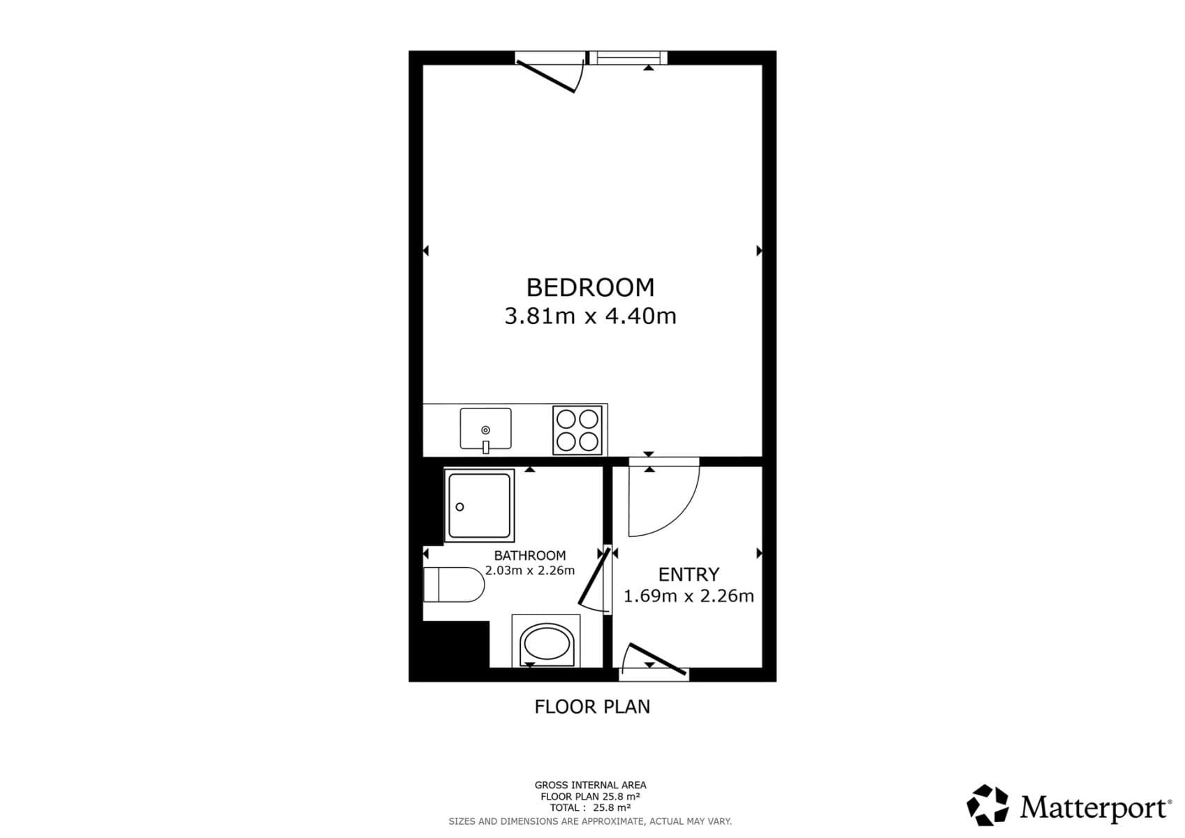 Pronájem bytu 1+kk 25 m², Novovysočanská, Praha, Praha Pronájem bytu 1+kk 25 m², Novovysočanská, Praha, Praha