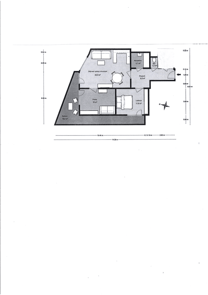 Prodej bytu 3+kk 64 m², Sazovická, Praha, Praha Prodej bytu 3+kk 64 m², Sazovická, Praha, Praha