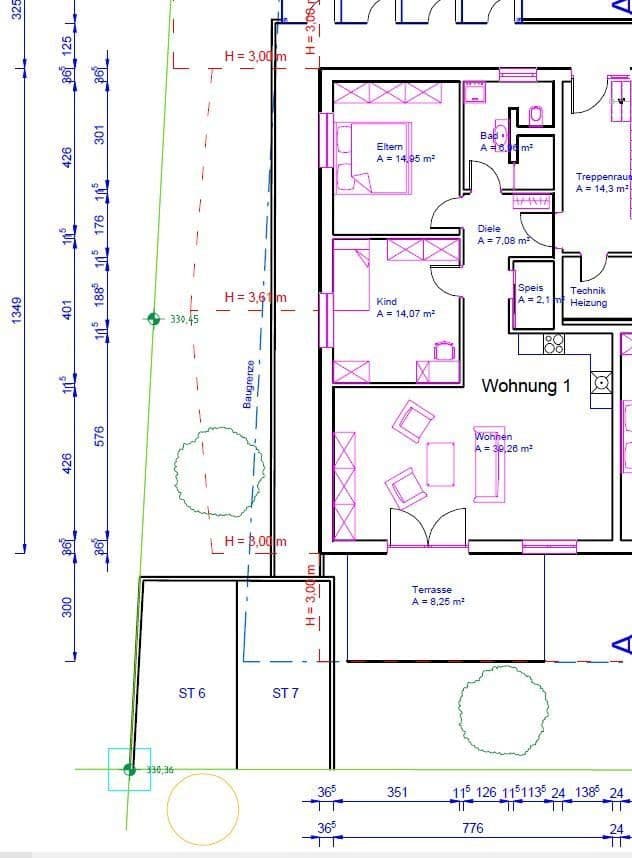 Pronájem bytu 3+1 93 m², Kirchroth, Bavorsko Pronájem bytu 3+1 93 m², Kirchroth, Bavorsko
