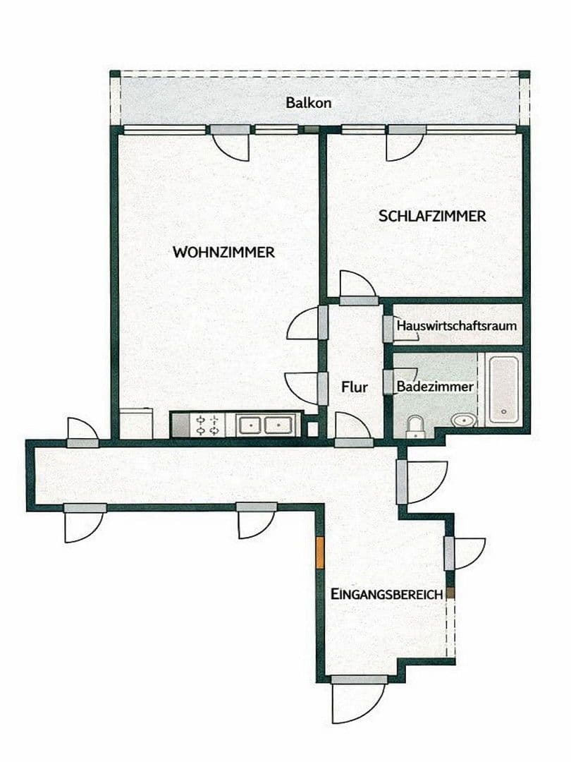 Pronájem bytu 2+1 70 m², Offenbach am Main, Hessen Pronájem bytu 2+1 70 m², Offenbach am Main, Hessen