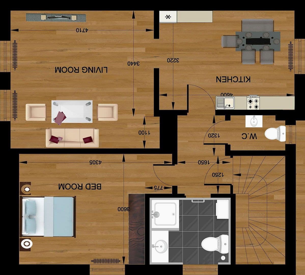 Pronájem bytu 2+1 65 m², Penzberg, Bavorsko Pronájem bytu 2+1 65 m², Penzberg, Bavorsko