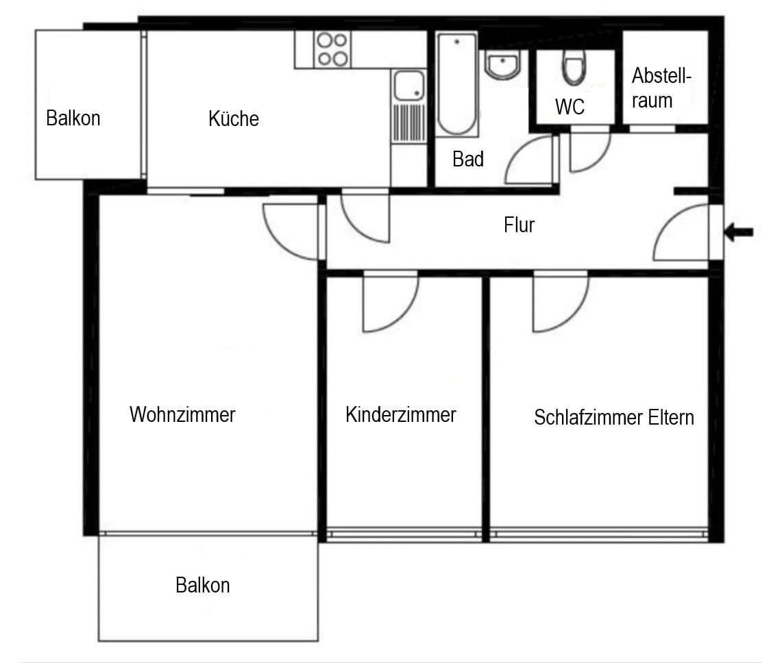 Prodej bytu 3+kk 76 m², Wilhelm-Leuschner-Str.14, Böblingen, Bádensko-Württembersko Prodej bytu 3+kk 76 m², Wilhelm-Leuschner-Str.14, Böblingen, Bádensko-Württembersko