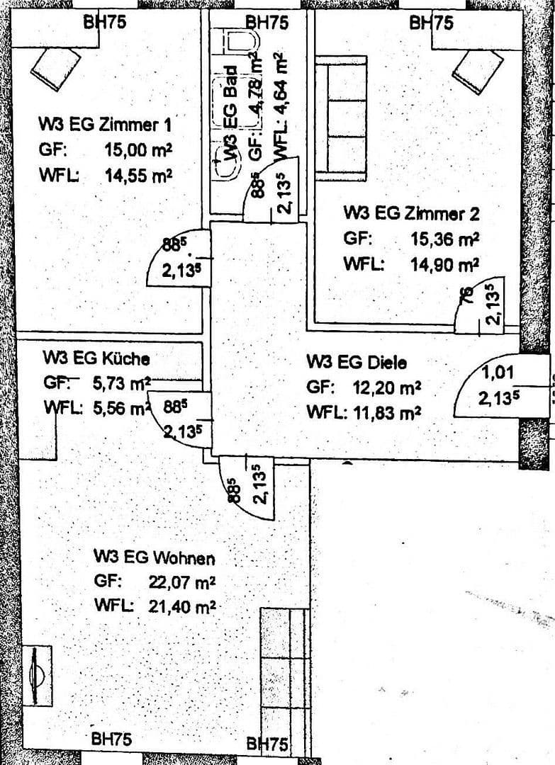 Pronájem bytu 3+1 76 m², August-Bebel-Straße, Sagard, Mecklenburg-Vorpommern Pronájem bytu 3+1 76 m², August-Bebel-Straße, Sagard, Mecklenburg-Vorpommern