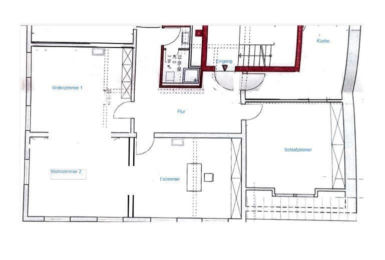 Pronájem bytu 3+1 132 m², Freudenstadt, Bádensko-Württembersko Pronájem bytu 3+1 132 m², Freudenstadt, Bádensko-Württembersko