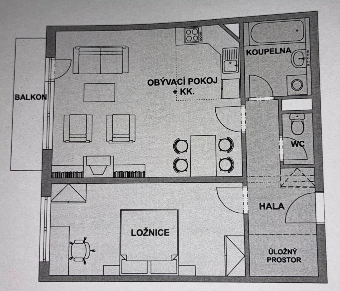 Pronájem bytu 2+kk 60 m², Blachutova, Praha, Praha Pronájem bytu 2+kk 60 m², Blachutova, Praha, Praha