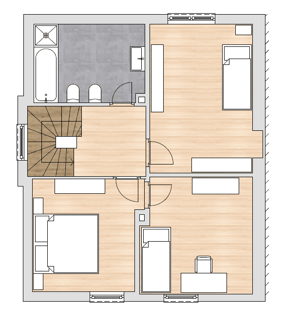 Prodej domu 246 m², pozemek 625 m², Sudetenstrasse 2, Lollar, Hessen Prodej domu 246 m², pozemek 625 m², Sudetenstrasse 2, Lollar, Hessen
