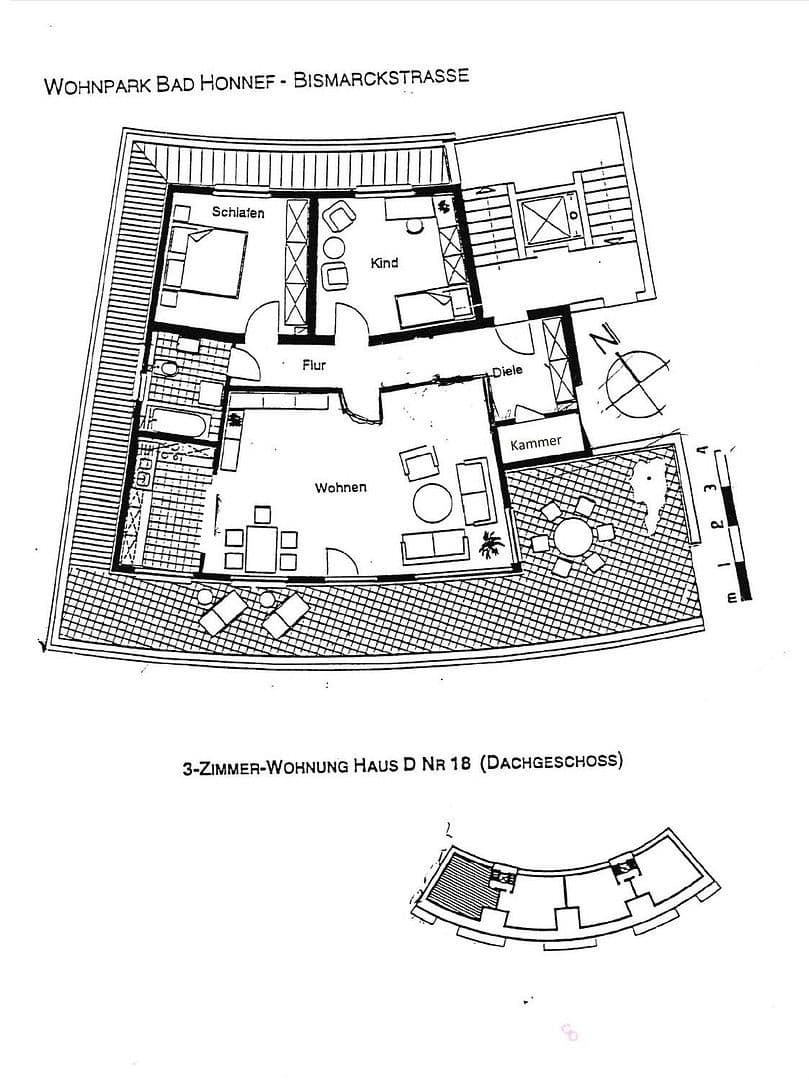 Prodej bytu 3+1 104 m², Hauptstraße 11 D, Bad Honnef, Severní Porýní-Vestfálsko Prodej bytu 3+1 104 m², Hauptstraße 11 D, Bad Honnef, Severní Porýní-Vestfálsko