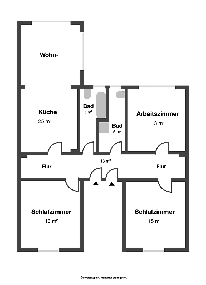 Pronájem bytu 3+kk 91 m², Gronaustraße 99, Wuppertal, Severní Porýní-Vestfálsko Pronájem bytu 3+kk 91 m², Gronaustraße 99, Wuppertal, Severní Porýní-Vestfálsko
