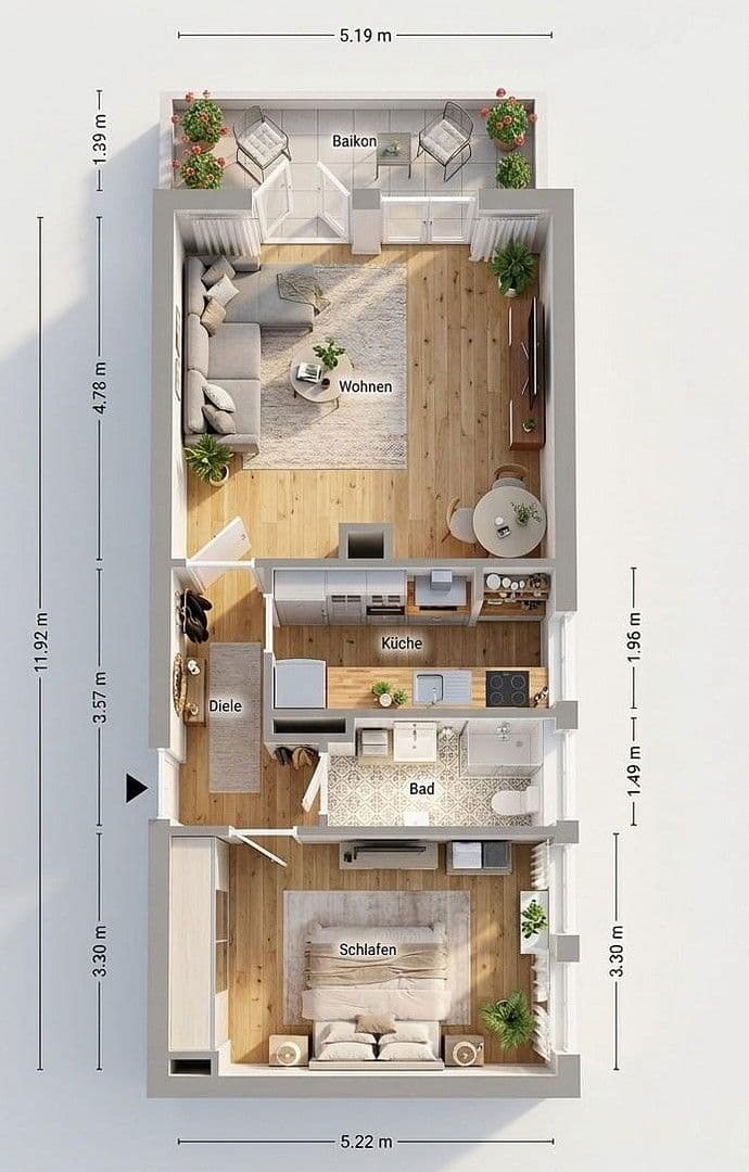 Prodej bytu 2+1 63 m², Düsseldorf, Severní Porýní-Vestfálsko Prodej bytu 2+1 63 m², Düsseldorf, Severní Porýní-Vestfálsko