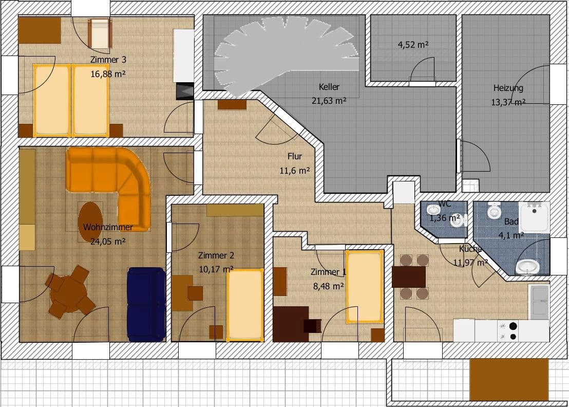 Prodej domu 340 m², pozemek 973 m², Rheinzabern, Porýní-Falc Prodej domu 340 m², pozemek 973 m², Rheinzabern, Porýní-Falc