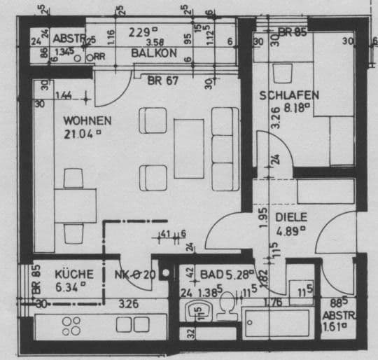 Pronájem bytu 2+1 50 m², Aachener Str.25, Nürnberg, Bavorsko Pronájem bytu 2+1 50 m², Aachener Str.25, Nürnberg, Bavorsko