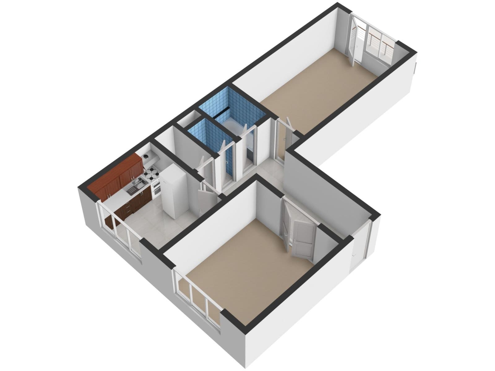 Pronájem bytu 2+1 56 m², Poříčí, Brno, Jihomoravský kraj Pronájem bytu 2+1 56 m², Poříčí, Brno, Jihomoravský kraj