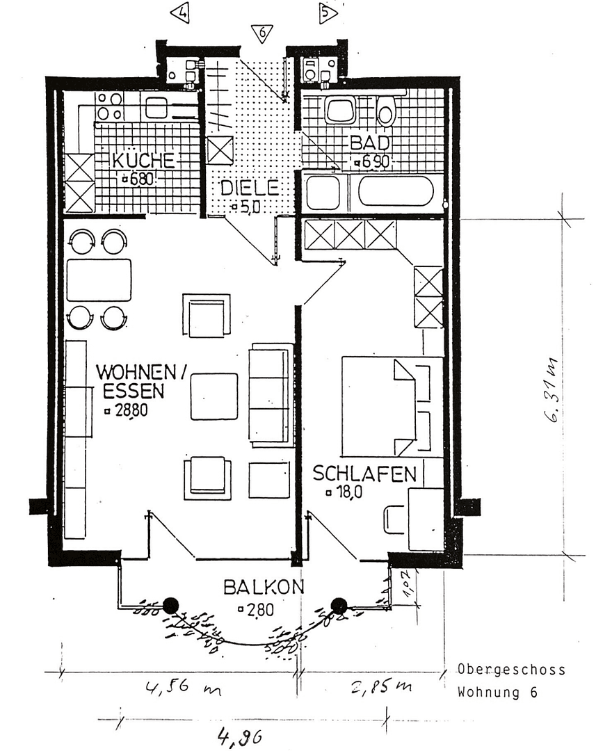 Pronájem bytu 2+1 69 m², Gertrudenstraße 17, Beckum, Severní Porýní-Vestfálsko Pronájem bytu 2+1 69 m², Gertrudenstraße 17, Beckum, Severní Porýní-Vestfálsko