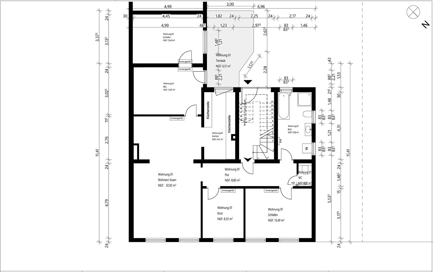 Pronájem bytu 5+1 117 m², Andernach, Porýní-Falc Pronájem bytu 5+1 117 m², Andernach, Porýní-Falc