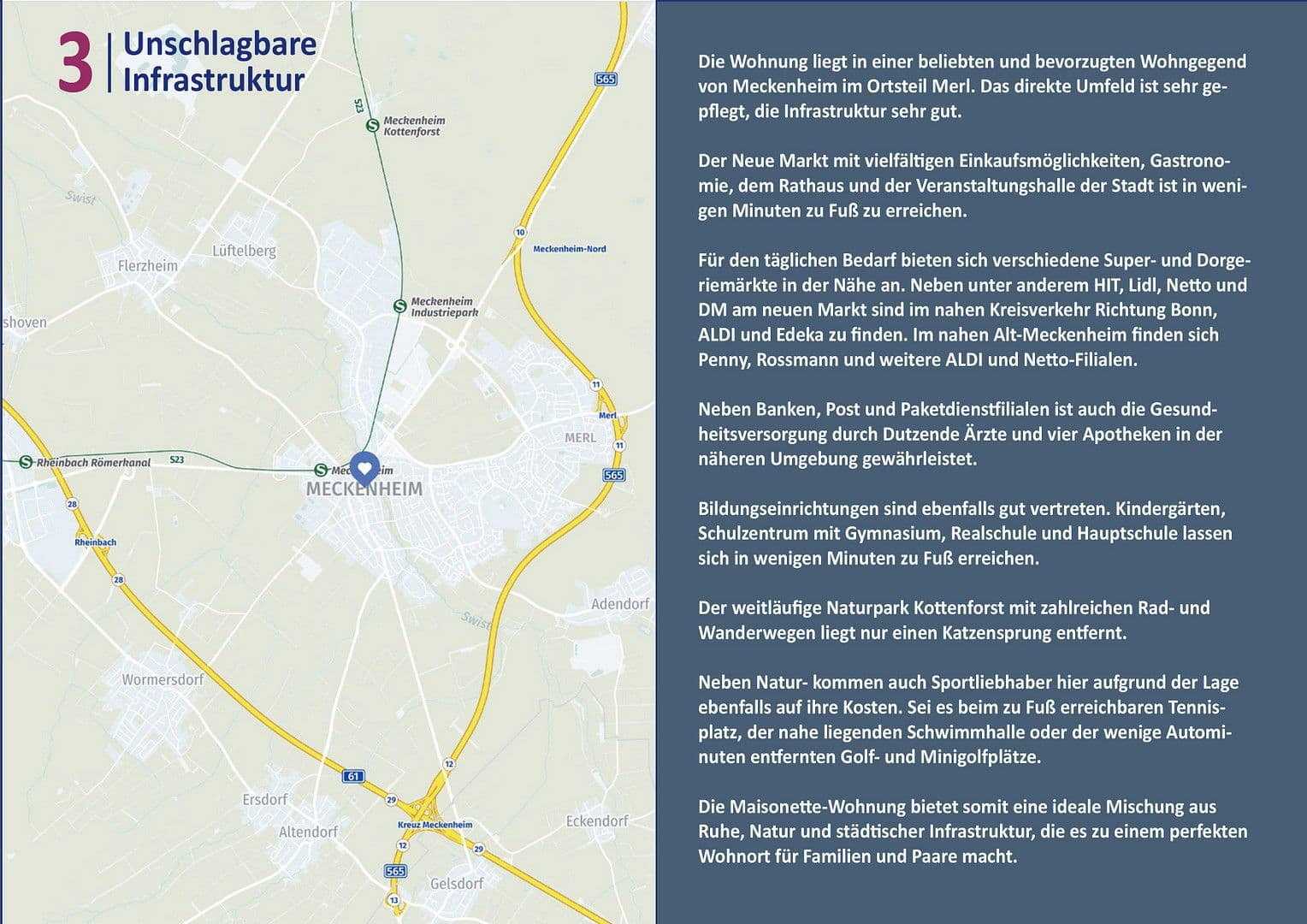 Prodej bytu 3+1 83 m², Meckenheim, Severní Porýní-Vestfálsko Prodej bytu 3+1 83 m², Meckenheim, Severní Porýní-Vestfálsko