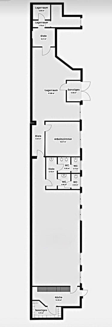 Pronájem kanceláře 196 m², Berliner Straße 191, Halle (Saale), Sasko-Anhaltsko Pronájem kanceláře 196 m², Berliner Straße 191, Halle (Saale), Sasko-Anhaltsko