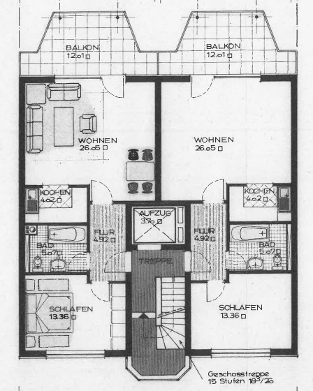 Pronájem bytu 2+1 59 m², Bremerhaven, Bremen Pronájem bytu 2+1 59 m², Bremerhaven, Bremen