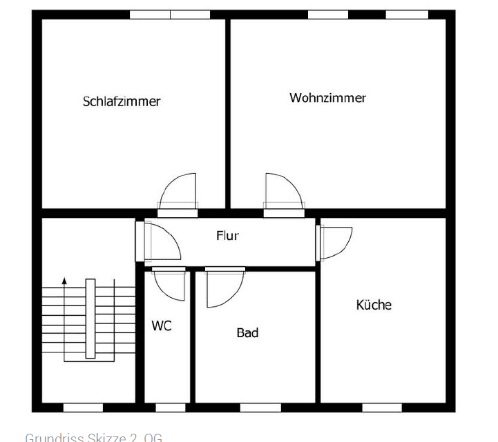 Pronájem bytu 2+1 60 m², Oberhäuserstraße 45, Ansbach, Bavorsko Pronájem bytu 2+1 60 m², Oberhäuserstraße 45, Ansbach, Bavorsko
