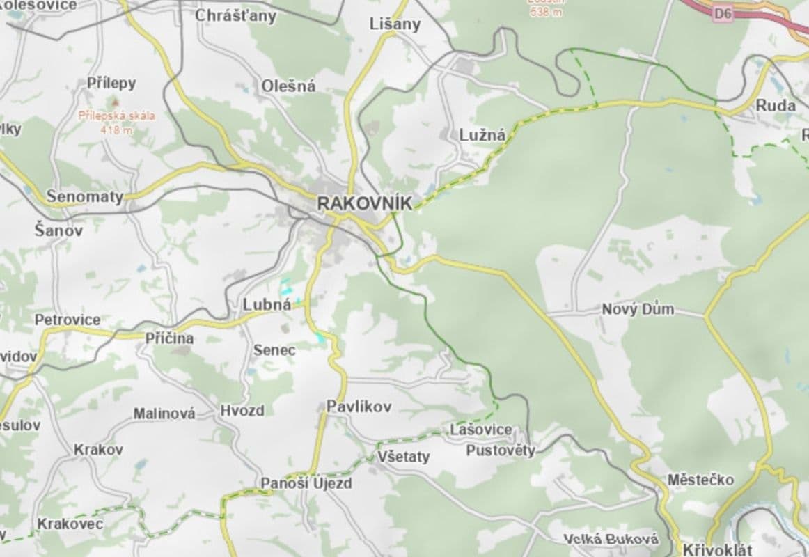 Prodej pozemku 45.062 m², Lubná, Středočeský kraj Prodej pozemku 45.062 m², Lubná, Středočeský kraj