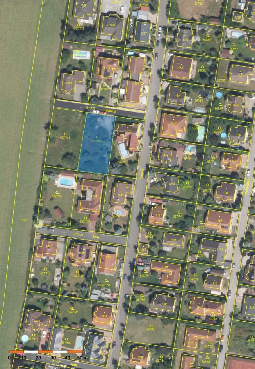 Prodej pozemku 820 m², Pšeničná, Šestajovice, Středočeský kraj Prodej pozemku 820 m², Pšeničná, Šestajovice, Středočeský kraj