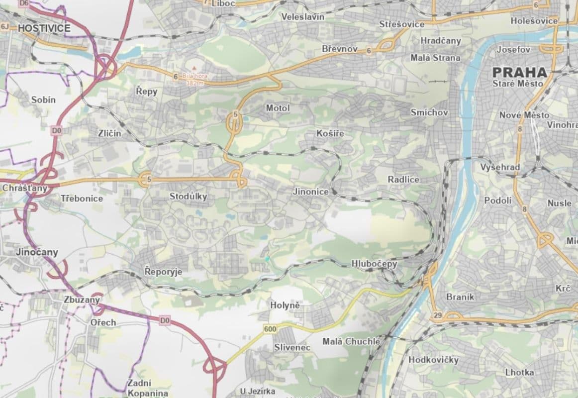 Prodej pozemku 2.383 m², Praha, Praha Prodej pozemku 2.383 m², Praha, Praha