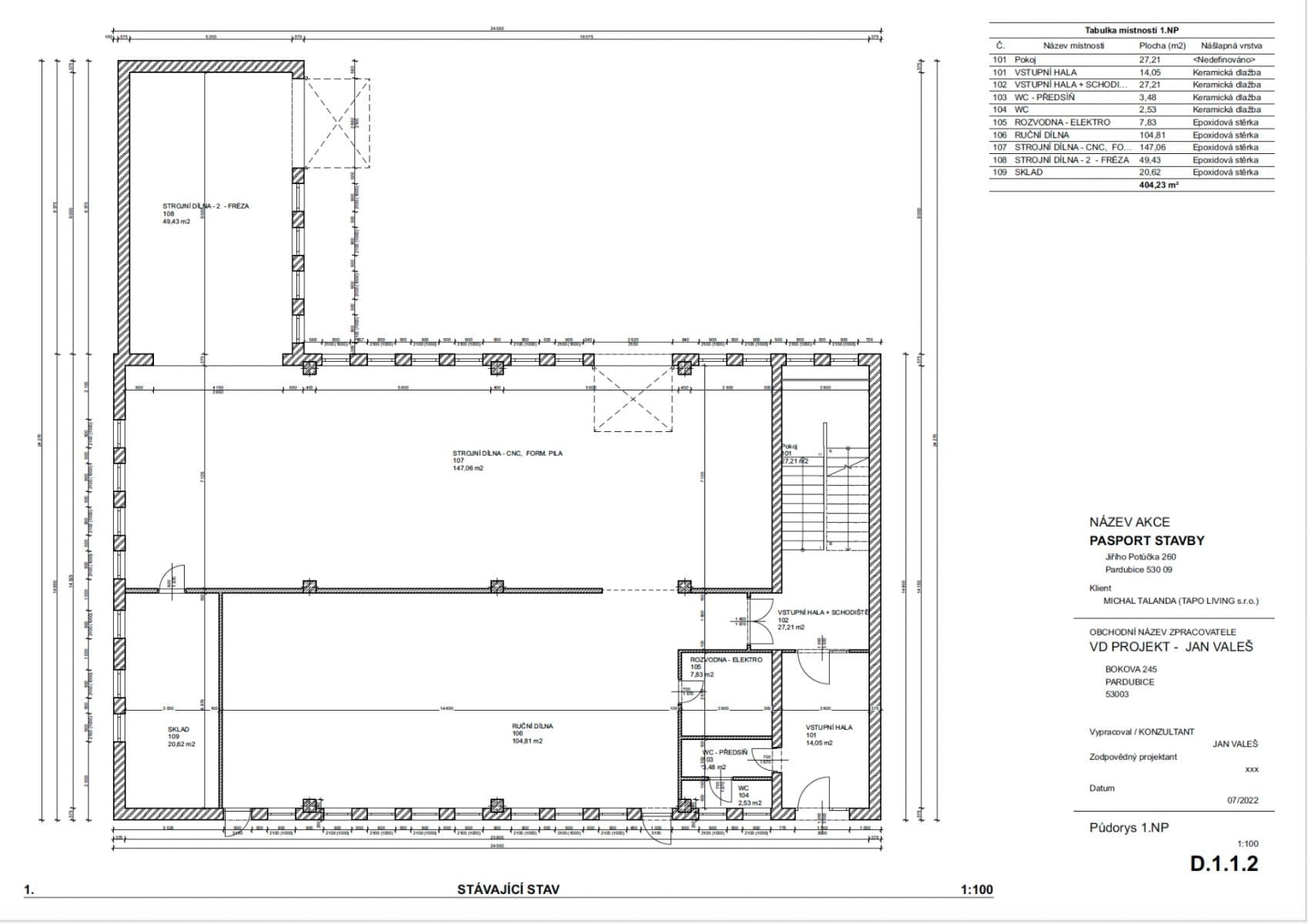 Prodej nebytového prostoru 800 m², Jiřího Potůčka, Pardubice, Pardubický kraj Prodej nebytového prostoru 800 m², Jiřího Potůčka, Pardubice, Pardubický kraj