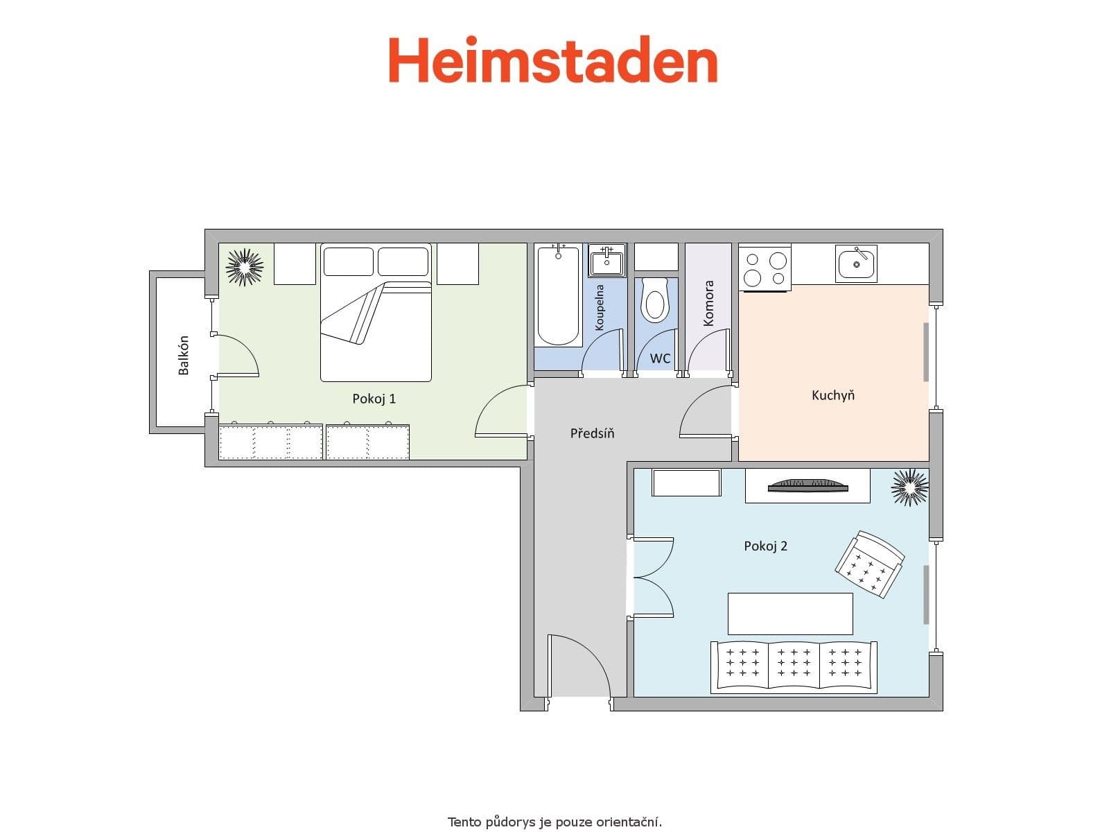 Pronájem bytu 2+1 55 m², Fibichova, Karviná, Moravskoslezský kraj Pronájem bytu 2+1 55 m², Fibichova, Karviná, Moravskoslezský kraj